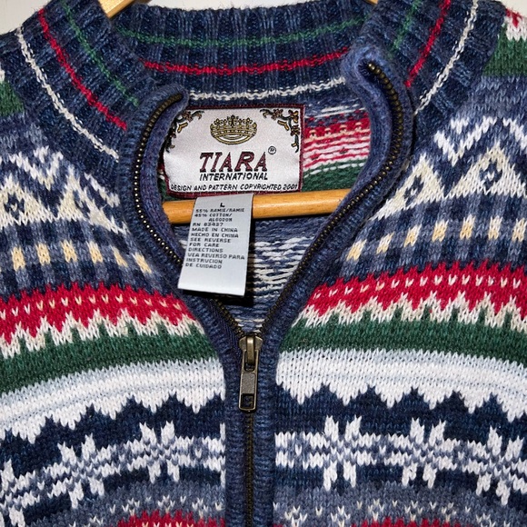 Tiara Multicolor Patterned Sweater - Picture 2 of 3